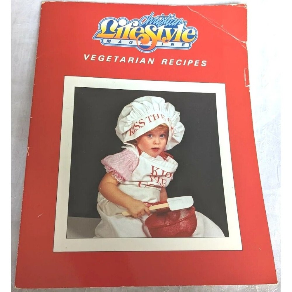 1986 Vegetarian Cookbook Christian Lifestyle Vtg Ideals Recipes Magazine 80s Odd